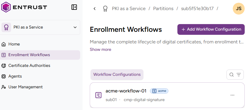 Enrollment Workflows