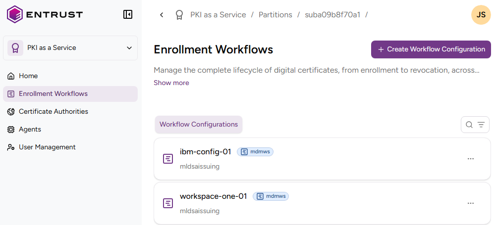 Enrollment Workflows