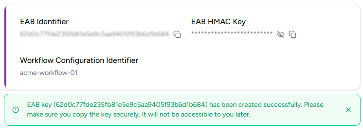 EAC Key